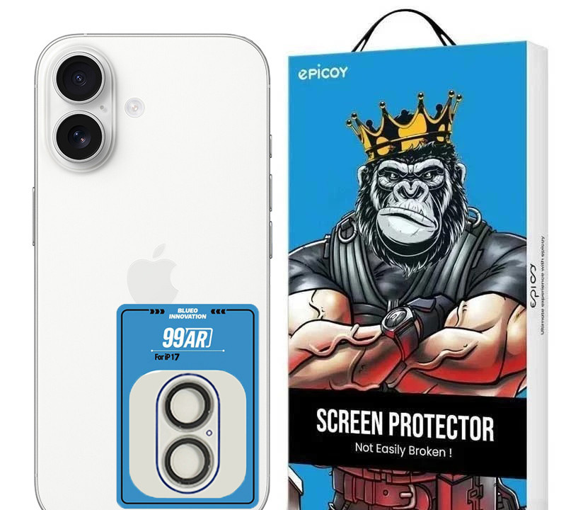 محافظ لنز دوربین اپیکوی مدل Blueo Innovation lens مناسب برای گوشی موبایل اپل iPhone 17