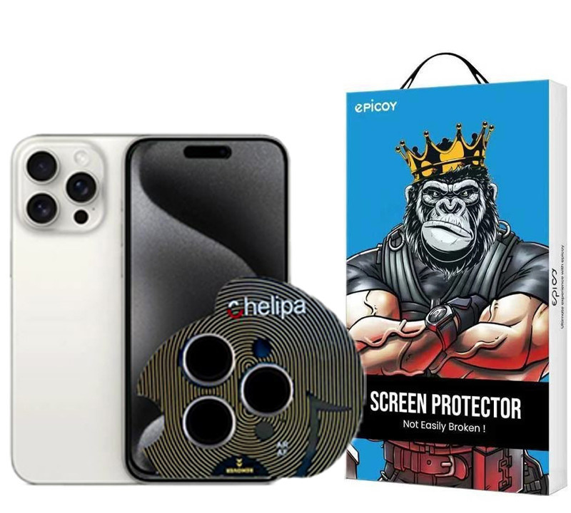 محافظ لنز دوربین اپیکوی مدل Chelipa مناسب برای گوشی موبایل اپل iPhone 15 Pro Max / 15 Pro محافظ لنز دوربین اپیکوی مدل Chelipa مناسب برای گوشی موبایل اپل iPhone 15 Pro Max / 15 Pro