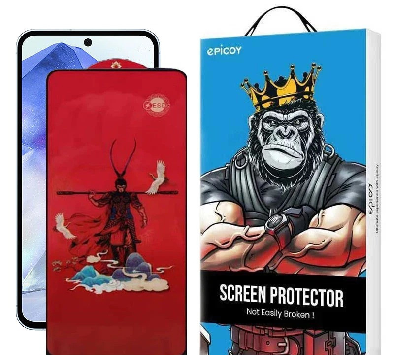 محافظ صفحه نمایش اپیکوی مدل Monkey King مناسب برای گوشی موبایل سامسونگ Galaxy S25 FE / A55 / A35