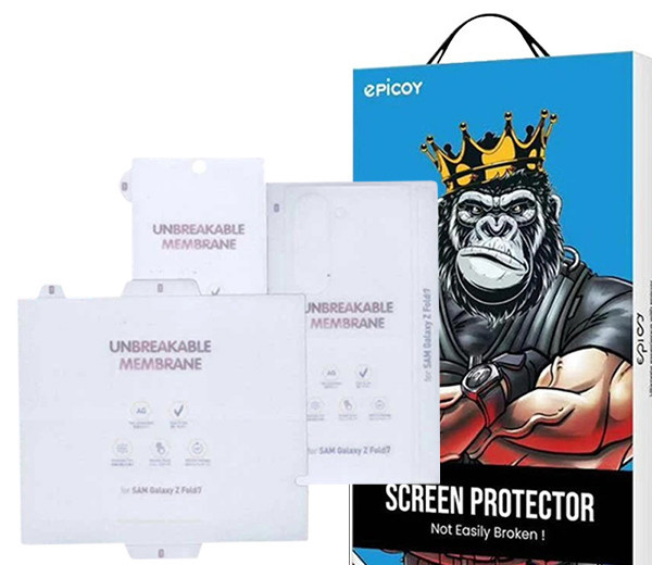 محافظ صفحه نمایش و پشت گوشی مات اپیکوی مدل Hydrogel-Matte مناسب برای گوشی موبایل سامسونگ Galaxy Z Fold 7