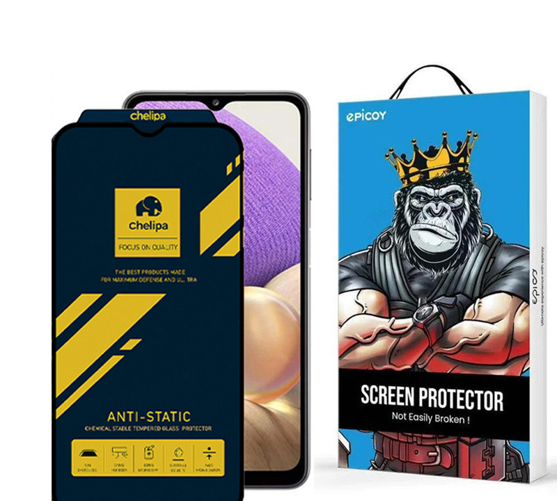 محافظ صفحه نمایش اپیکوی مدل Chelipa Anti-Static مناسب برای گوشی موبایل سامسونگ Galaxy A04 4G/A04e 4G/A04s 4G /F02s/M02/F12/F23/M02s/M33 5G/M23/F23 5G/M13 4G/F13 4G