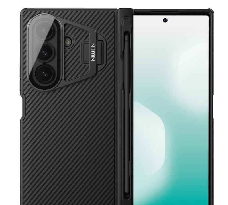 کاور نیلکین مدل Camshield Prop Magnetic Stylus Pen And Transparent Lens Cover Version مناسب برای گوشی موبایل سامسونگ Galaxy Z Fold 7