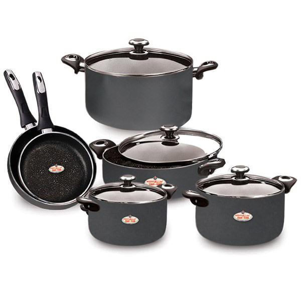 سرویس پخت و پز 10 پارچه زرساب مدل گرانیتا سرویس پخت و پز 10 پارچه زرساب مدل گرانیتا