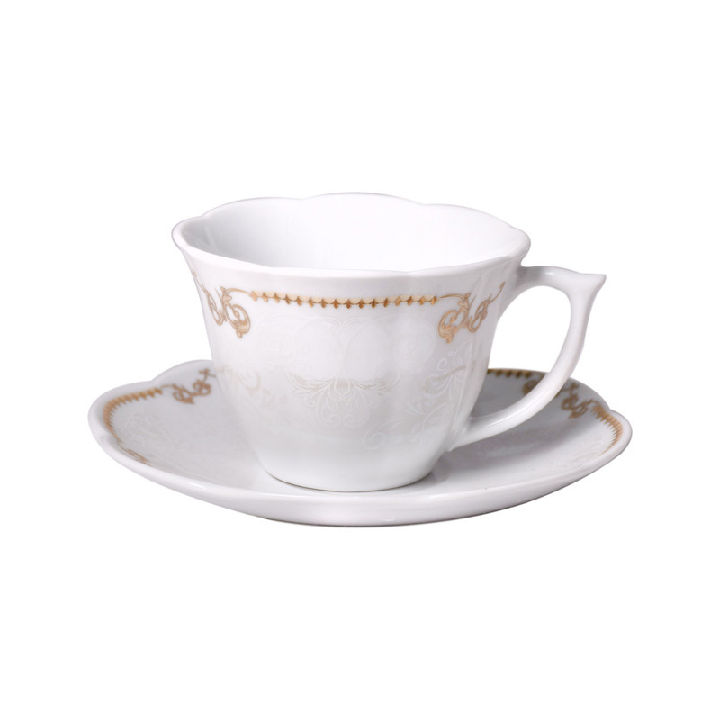 ست فنجان و نعلبکی 12 پارچه مقصود مدل  نیلوفری داتیس