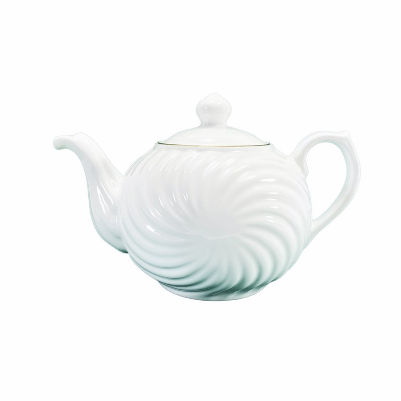 قوری چینی زرین ایران مدل خورشیدی درجه یک