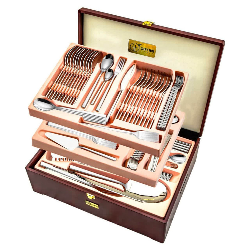 سرویس قاشق و چنگال 148 پارچه جی فی نی مدل A-010 لاکچری