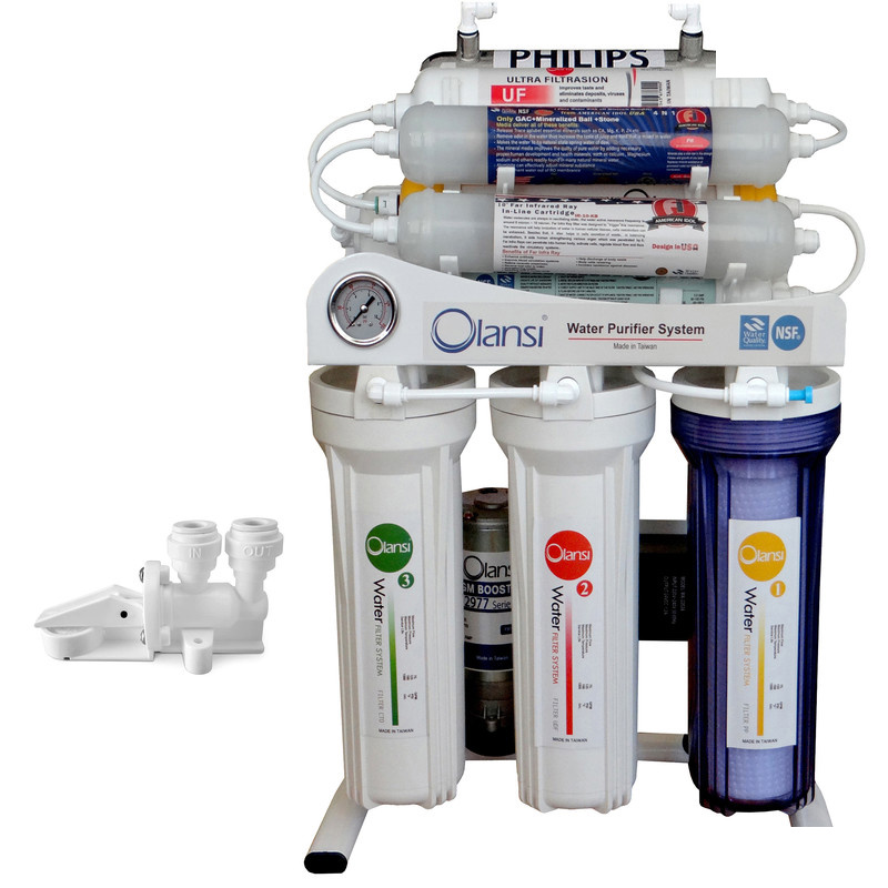 دستگاه تصفیه کننده آب اولانسی مدل REVERSE OSMOSIS AT7950 به همراه کیت نشتی گیر
