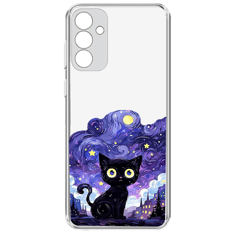 کاور گوشی طرح Purple Cat مناسب برای گوشی موبایل سامسونگ Galaxy A35 کاور گوشی طرح Purple Cat مناسب برای گوشی موبایل سامسونگ Galaxy A35