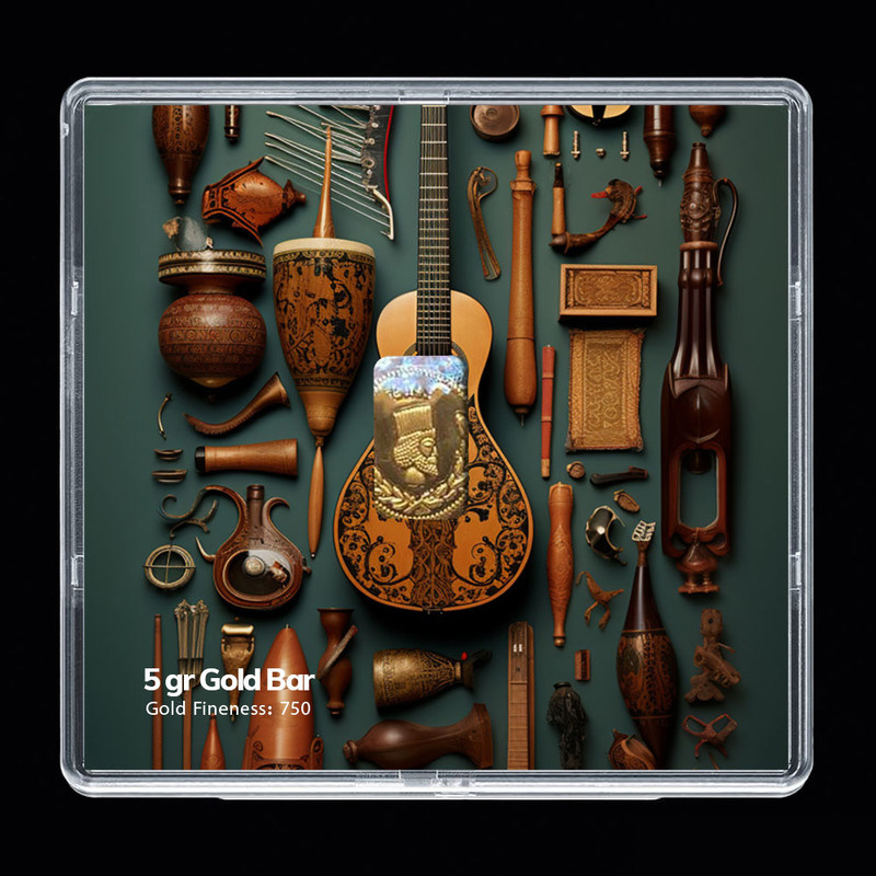 شمش طلا 18 عیار مدوپد مدل SG10129