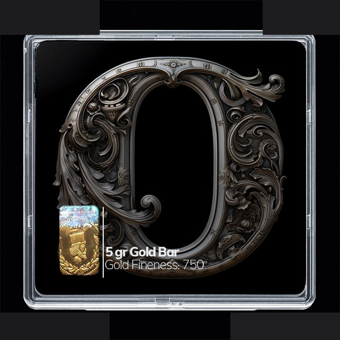 شمش طلا 18 عیار مدوپد مدل عدد 0 کد SG10186