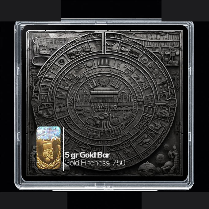 شمش طلا 18 عیار مدوپد مدل کتیبه کد SG10641