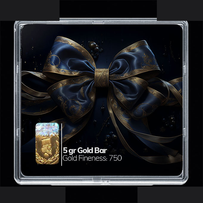 شمش طلا 18 عیار مدوپد مدل روبان کد SG10894