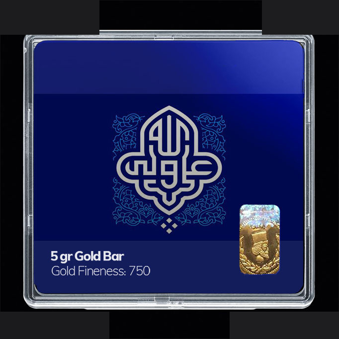 شمش طلا 18 عیار مدوپد مدل مذهبی کد SG11139