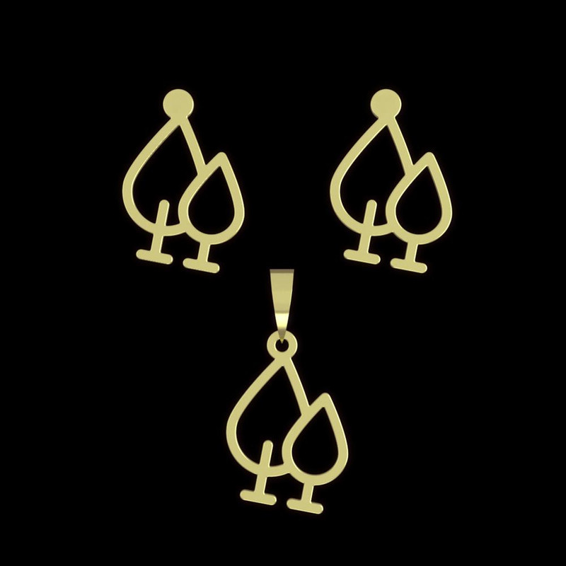 نیم ست طلا 18 عیار زنانه مدوپد مدل درخت کد NA15822