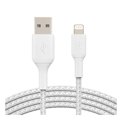 کابل لایتنینگ به USB-A بلکین مدل CAA002bt1MWH طول 1 متر  کابل لایتنینگ به USB-A بلکین مدل CAA002bt1MWH طول 1 متر -small-image