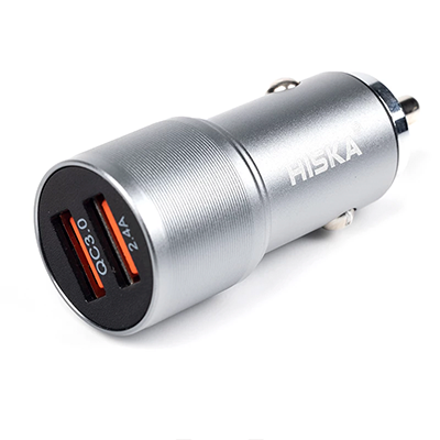 شارژر فندکی هیسکا مدل CC-309Q به همراه کابل Type-C شارژر فندکی هیسکا مدل CC-309Q به همراه کابل Type-C-small-image