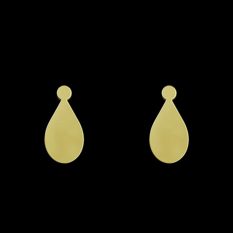 گوشواره طلا 18 عیار زنانه مدوپد مدل اشک کد GA1-13225