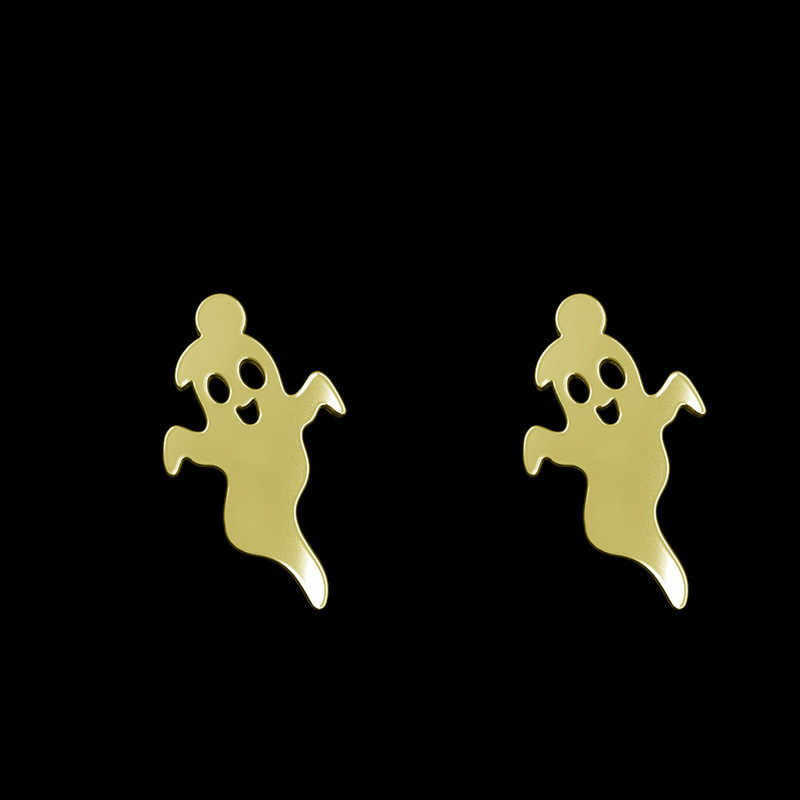 گوشواره طلا 18 عیار زنانه مدوپد مدل روح کد GA1-14602