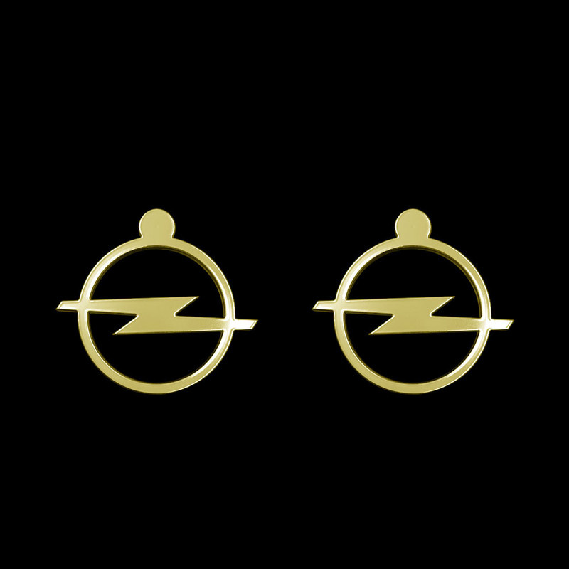 گوشواره طلا 18 عیار زنانه مدوپد مدل اپل کد GA1-16225