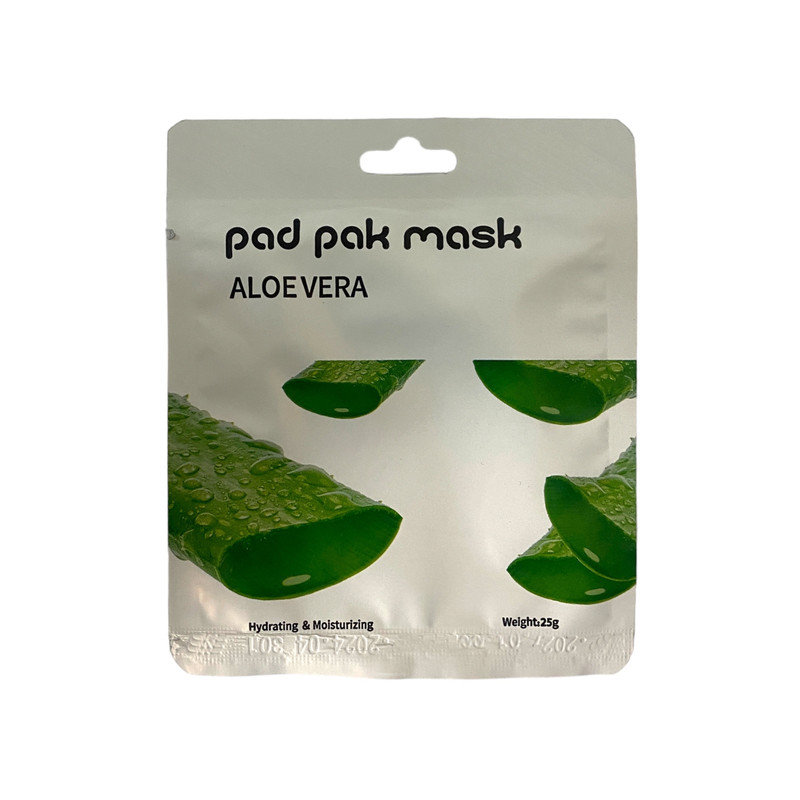 ماسک صورت پد پاک مدل  آلوئه ورا وزن 25 گرم بسته 3 عددی