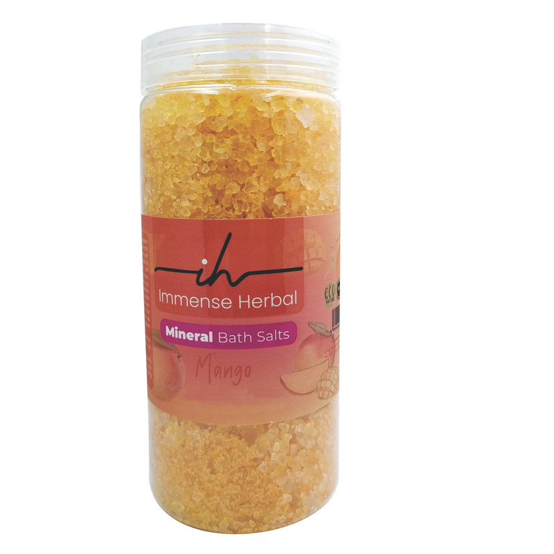 نمک حمام ایمنس هربال مدل مانگو کد newsense وزن 750 گرم