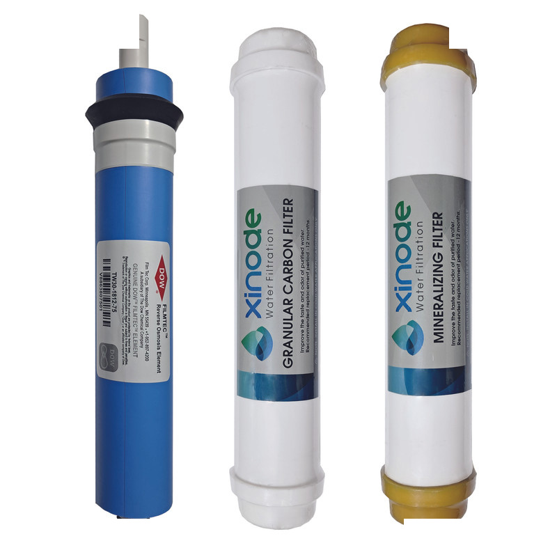 فیلتر دستگاه تصفیه آب زینود مدل کیسی RO-CXF406 مجموعه 3 عددی