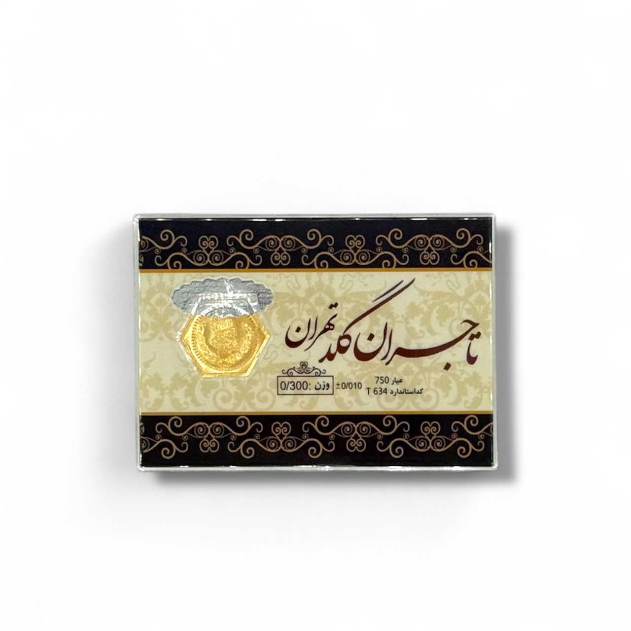 طلا گرمی 18 عیار تاجران گلد تهران مدل پارسیان