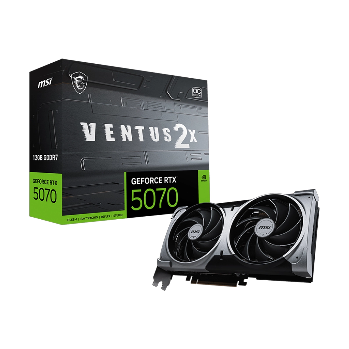 کارت گرافیک ام اس آی مدل GeForce RTX 5070 12G VENTUS 2X OC کارت گرافیک ام اس آی مدل GeForce RTX 5070 12G VENTUS 2X OC-small-image