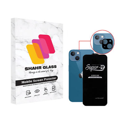 گلس گوشی اپل iPhone 13 شهر گلس مدل 2SFA به همراه محافظ لنز دوربین