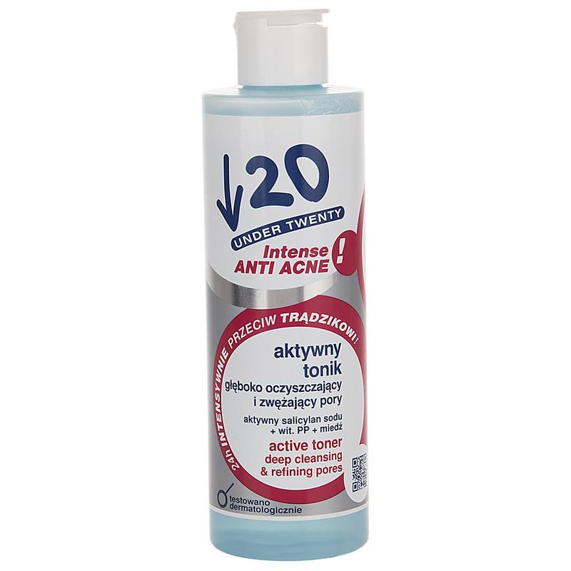 تونر پاک کننده عمیق و تنگ کننده منافذ آندر 20 سری Anti Acne مدل Deep Cleansing And Refining Pores حجم 200 میلی لیتر تونر پاک کننده عمیق و تنگ کننده منافذ آندر 20 سری Anti Acne مدل Deep Cleansing And Refining Pores حجم 200 میلی لیتر