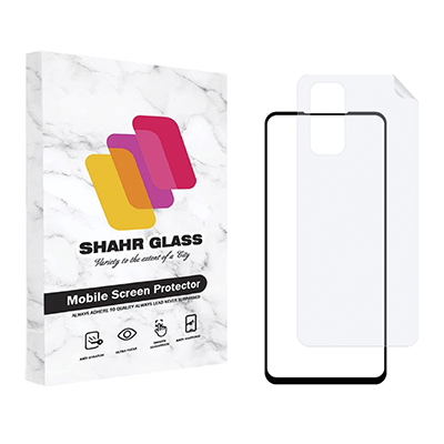 گلس گوشی شیائومی Redmi Note 11S 4G شهر گلس مدل 2FN به همراه محافظ پشت