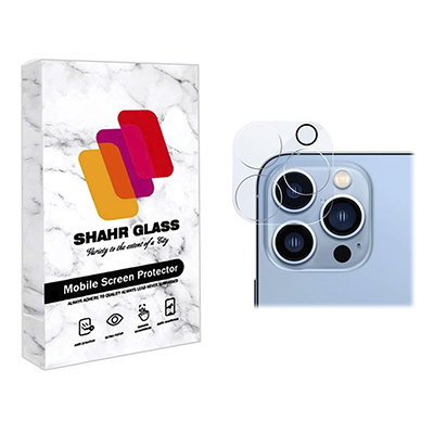 محافظ لنز دوربین گوشی اپل iPhone 13 Pro Max شهر گلس مدل 3DLSR