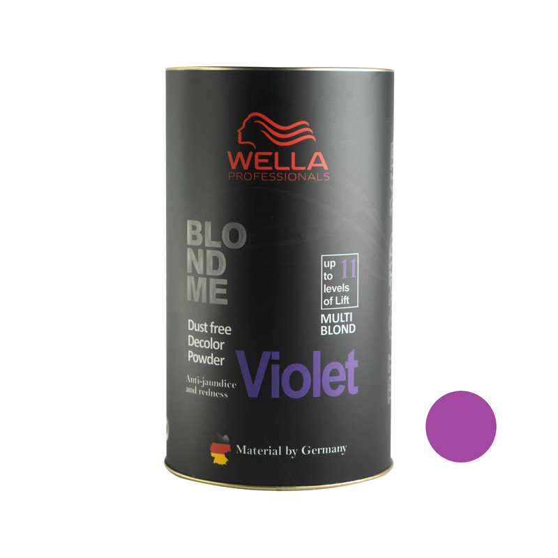 پودر دکلره ولا مدل بلوندمی وزن 600 گرم رنگ بنفش
