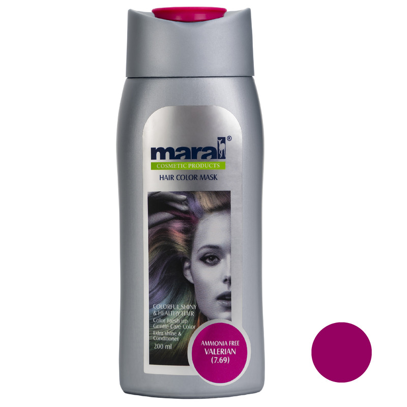 شامپو رنگساژ مارال شماره 7.69 حجم 200 میلی لیتر رنگ والرین شامپو رنگساژ مارال شماره 7.69 حجم 200 میلی لیتر رنگ والرین