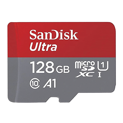 کارت حافظه microSDXC سن دیسک مدل Ultra A1 کلاس 10 استاندارد UHS-I سرعت 140MBps ظرفیت 128 گیگابایت