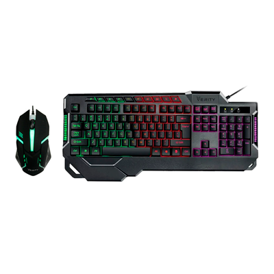 کیبورد و ماوس گیمینگ وریتی مدل V-KB6121GCW کیبورد و ماوس گیمینگ وریتی مدل V-KB6121GCW