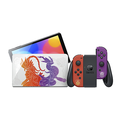 کنسول بازی نینتندو مدل Switch White OLED Pokémon Scarlet & Violet-small-image