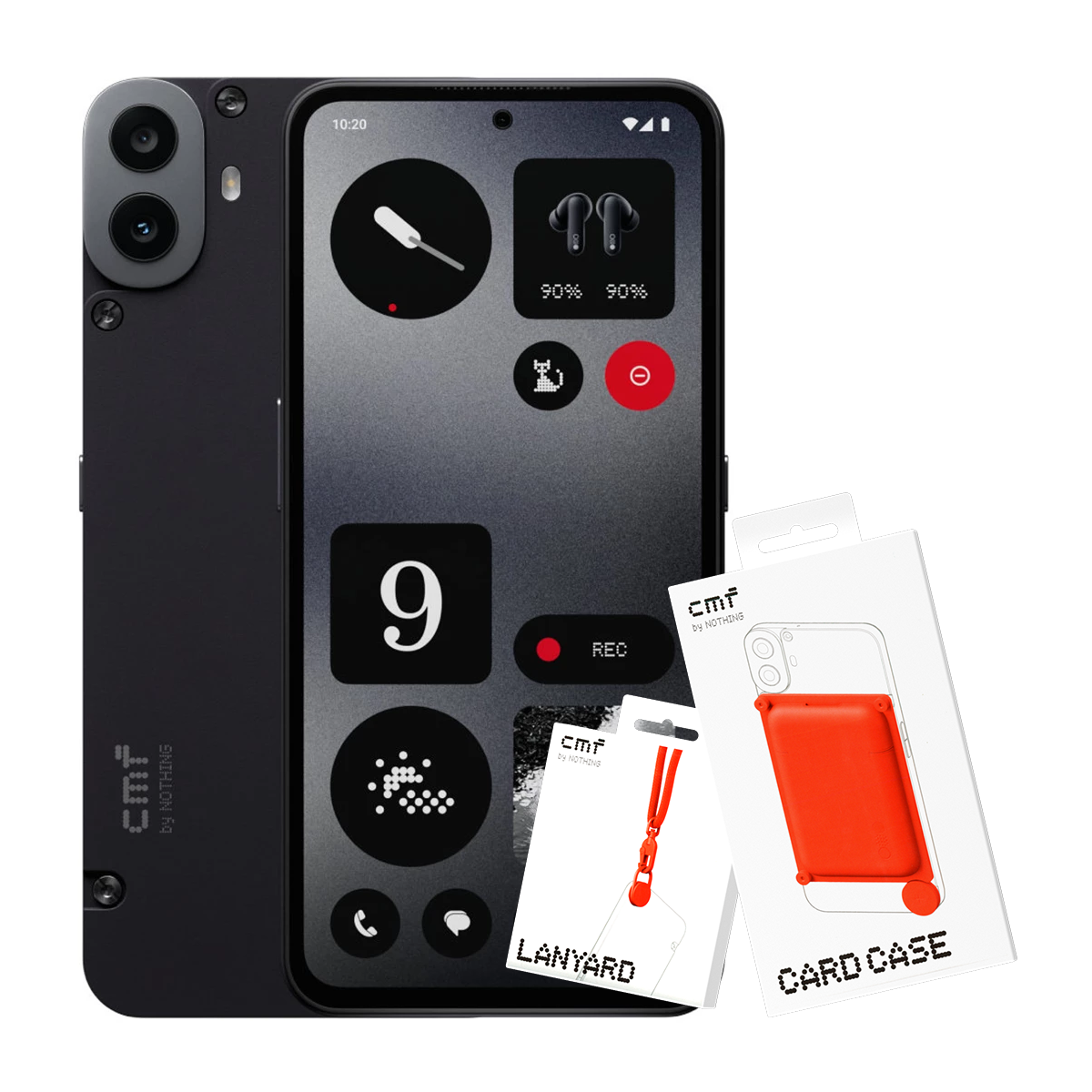 گوشی موبايل ناتینگ مدل CMF Phone 1 ظرفیت 128 گیگابایت رم 8 گیگابایت به همراه هدیه کیف کارت CMF و بند آویز CMF گوشی موبايل ناتینگ مدل CMF Phone 1 ظرفیت 128 گیگابایت رم 8 گیگابایت به همراه هدیه کیف کارت CMF و بند آویز CMF-small-image