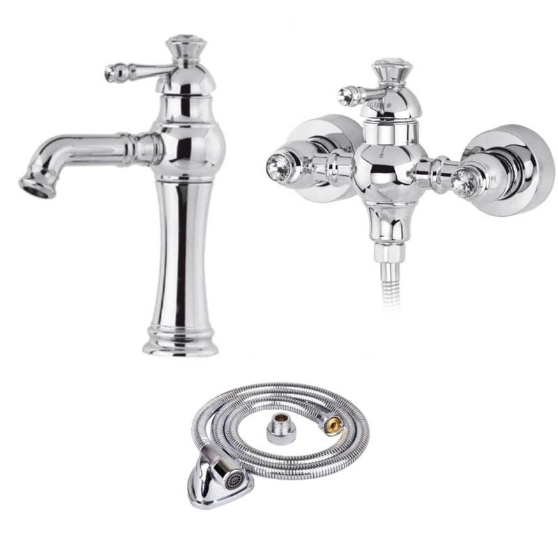 ست شیرآلات کسری مدل شهیاد مجموعه 3 عددی ست شیرآلات کسری مدل شهیاد مجموعه 3 عددی