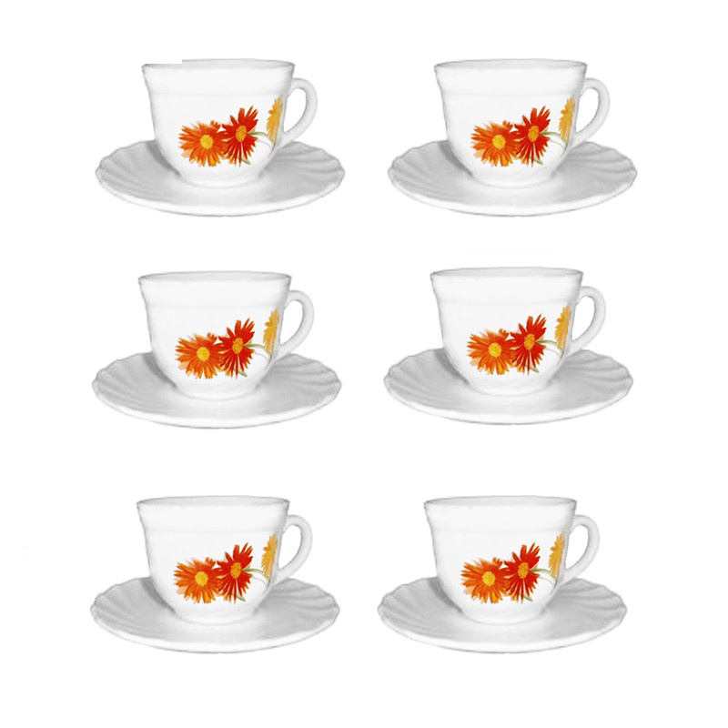 سرویس چای خوری ۱۲ پارچه لومینارک مدل مارگارت