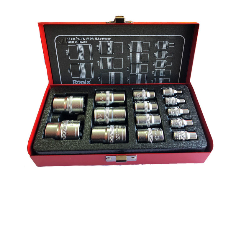 سری آچار بکس  ونیکس مدل RH-2695 مجموعه 14 عددی