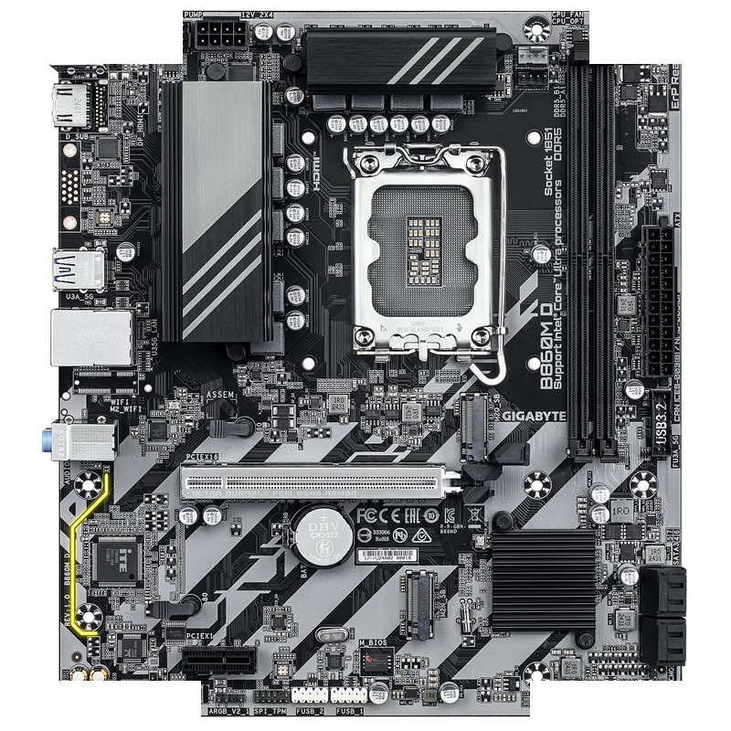 مادربرد گیگابایت مدل B860M D مادربرد گیگابایت مدل B860M D