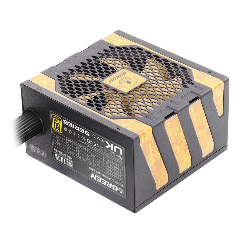 منبع تغذیه کامپیوتر گرین مدل GP700A-UK EVO منبع تغذیه کامپیوتر گرین مدل GP700A-UK EVO