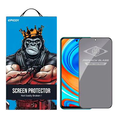 گلس گوشی شیائومی Redmi Note 9 اپیکوی مدل PvSight پرایوسی