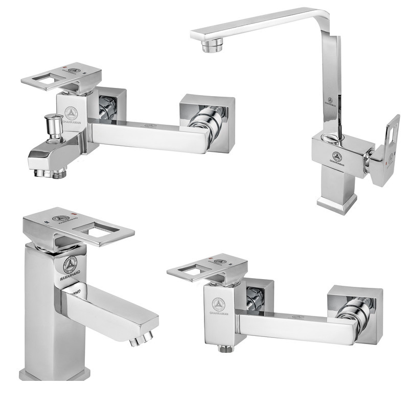 ست شیرآلات بهداشتی قهرمان مدل فلت رویال ست شیرآلات بهداشتی قهرمان مدل فلت رویال