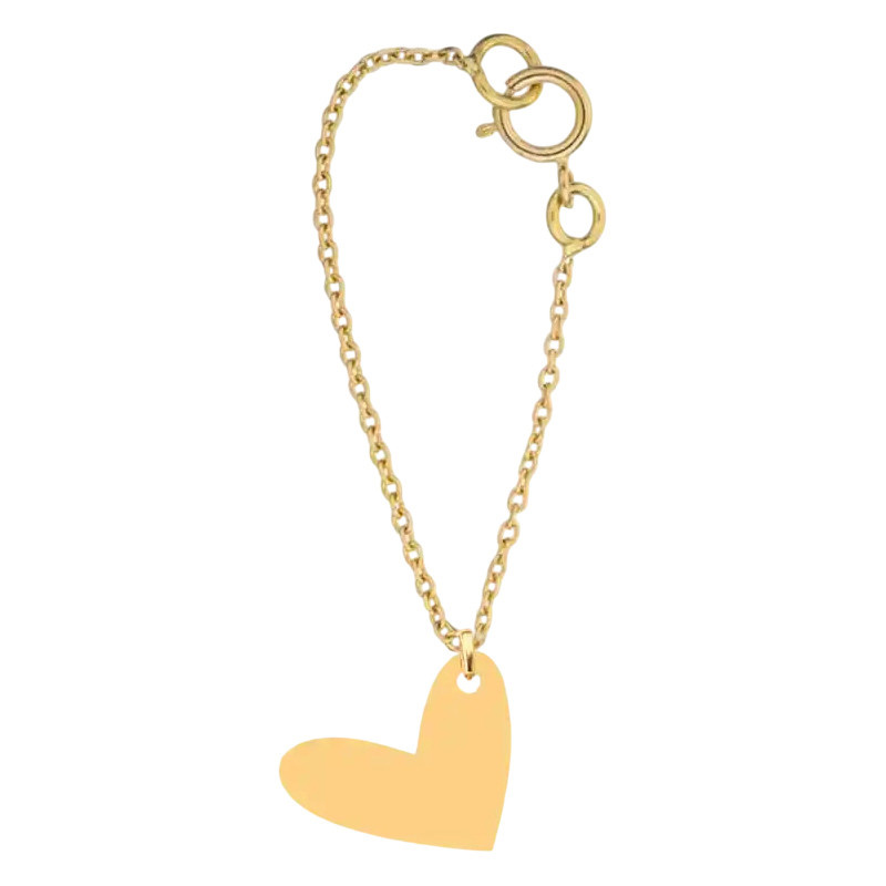 آویز ساعت طلا 18 عیار زنانه گالری قو طلایی مدل قلب مینیمال