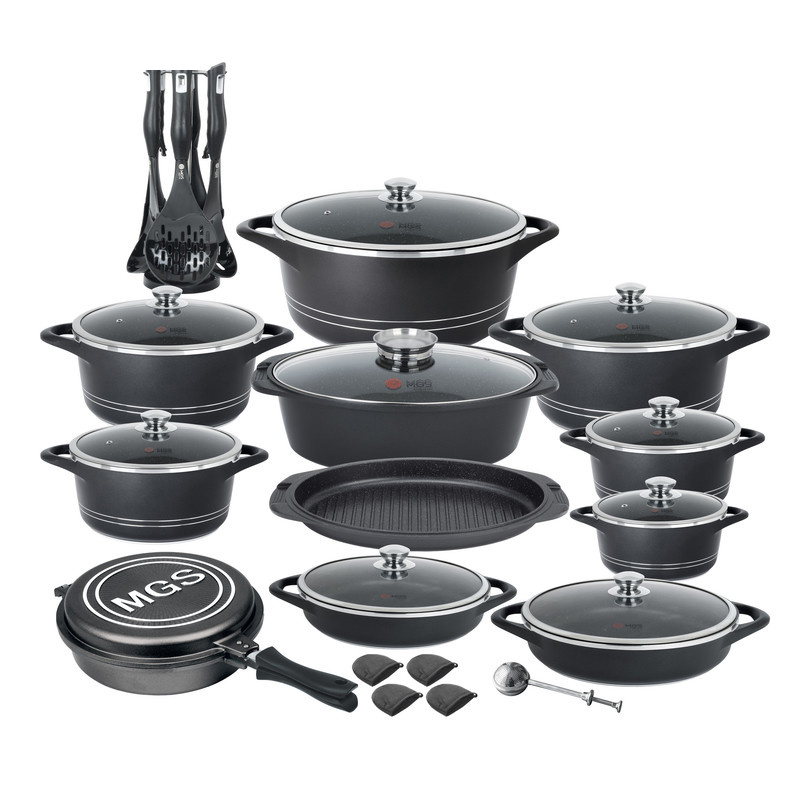 سرویس پخت و پز ام جی اس 33 پارچه طرح ایتالیاB کد 800186 سرویس پخت و پز ام جی اس 33 پارچه طرح ایتالیاB کد 800186