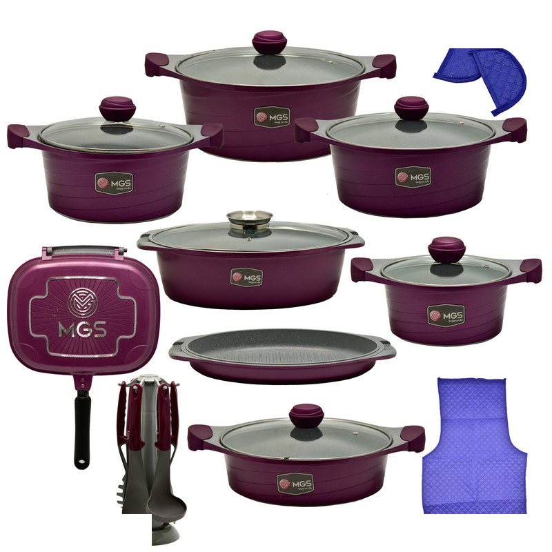 سرویس پخت و پز 25 پارچه ام جی اس کره ای B کد 800077 سرویس پخت و پز 25 پارچه ام جی اس کره ای B کد 800077