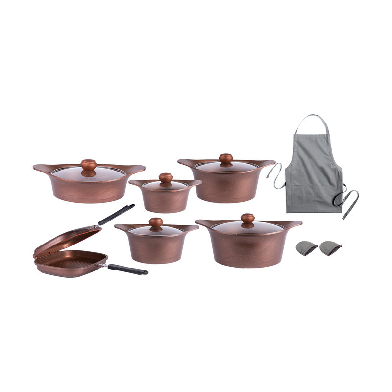 سرویس پخت و پز 15 پارچه ام جی اس مدل KC1511 سرویس پخت و پز 15 پارچه ام جی اس مدل KC1511