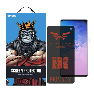گلس گوشی سامسونگ Galaxy S10 اپیکوی مدل Nano-Privacy پرایوسی